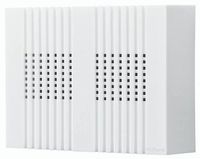 NuTone LA126WH Compact Classic Design Decorative Wired Two-Note Door Chime, White