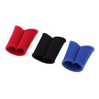 Homyl 3Pieces Neoprene Finger Protective Sleeves Fingers Guard Gear Volleyball Sport - Height 40mm fit Thumb