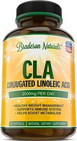CLA 2000, Metabolism Booster. 100% Natural Weight Loss Supplement. Conjugated Linoleic Acid from Safflower. Non-GMO, Made in USA by Bradeson Naturals.