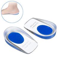 BAYCHEER Silicone Gel Heel Cups，Shoe Inserts for Plantar Fasciitis, Heel Spurs & Heel Pain Foot Care