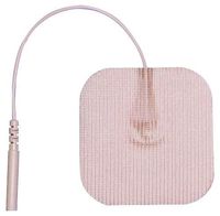 3B Scientific W63218 Comfort-Stim Elite Tan Tricot Electrodes, 2" Length x 2" Width
