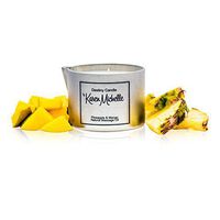 Pineapple Mango Scented Massage Oil Candle - Pineapple Mango Aromatherapy | Destiny Candle by Karen Michelle | Beautiful Piece of Jewelry Inside | Perfect Way to Rekindle The Romance