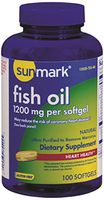 sunmark - Fish Oil Supplement - 1200 mg Strength - Softgel - 100 per Bottle