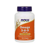 NOW Supplements, Omega 3-6-9 1000 mg with a blend of Flax Seed, Evening Primrose, Canola, Black Currant and Pumpkin Seed Oils, 100 Softgels