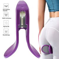 Risunpet Female Pelvic Hip Trainer, Pelvic Floor Muscle and Inner Thigh Buttocks Lifting Equipment for Postpartum Rehabilitation (Purple)