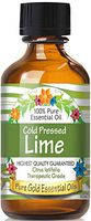 Pure Gold Cold Pressed Lime Essential Oil, 100% Natural & Undiluted, 60ml