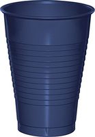 Creative Converting Premium 12-Ounce. Plastic Cups, Navy Color, Package of 20, (Pack of 6)
