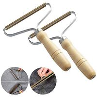 2 Packs Portable Lint Remover, Double Sided Clothes Fuzz Shaver Reusable Lint Remover Travel Brush for Removing Lint Pet Hair Dust in Clothes and Furniture