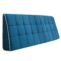 Qi Peng Mat Cushion - Headboard Bedside Table Triangle Wedge Bed Back Pillow Padded Waist Soft Washable Sofa Cushion (Color : E, Size : 90x15x50cm)