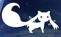 Kyubey Magical Girl Madoka 5" Anime Decal Sticker for Cars Laptops Tablets Skateboard - WHITE