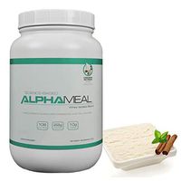 Alpha Meal Grass-Fed Whey Protein Powder - Cinnamon Ice Cream Flavor