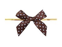 9 Color Gift Bows,Twist Tie Bows for Bakery Candy Lollipop Cello Bag(100 Pack)