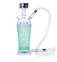 XZYP Arabian Modern Hookah Suit, Hookah Product Acrylic Hookah Set Complete Hookah Shisha,Green