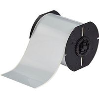 Brady B30C-4000-434 Metallized Polyester Continuous Tape, 130' x 4", Silver