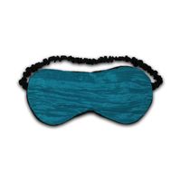 Relaxso Silk Therapy Lavender Eye Mask, Chiffon Crinkle Teal