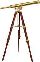 BARSKA Anchormaster 32x80 Scope w/ Mahogany Floor Tripod