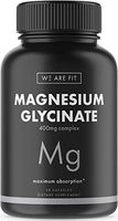 Magnesium Glycinate 400 mg Elemental Complex -100% DV High Absorption Bioavailable Supplement to Support Magnesium Levels, Muscle Relaxation, Vegan & Non-GMO, 60 Veggie Caps