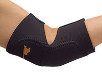 Rolyan Workhard Elbow Protector, Neoprene Elbow Sleeve with Built in Padding, X-Small