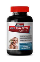 Liver Detox Formula - Full Body Detox and Cleanse - Formula for Men and Women - Milk Thistle Extract Alcohol Free - 1 Bottle 100 Capsules
