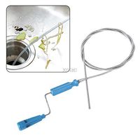 KINWAT Drain Pipe Cleaning Tool Rod Sink & Drain Snake Clog Hair Grime Remover 180cm M03 dropship