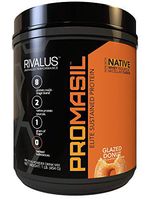Rivalus Promasil Protein, Glazed Donut, 1lb - 8-Source Protein Blend Including Native Whey Isolate, Native Micellar Casein, Egg, Sustained Delivery, Clean Nutrition Profile, No Banned Substances