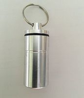 Kzar Mascabado Pill Keychain Holder Large Pill Keychain Travel Pill Keychain for Purse Vitamin Holder Pill Keychain Organizer Medicine Keychain and Locking Top so Pills Won't Fall Out in Your Pocket