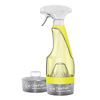 CleanPath Premium Multi-Surface Cleaner Kit - Reusable Spray Bottle + 2 Refill Pods, Makes 12 Bottles/168 oz. (Majestic Forest Scent, Yellow)