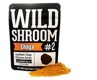 Chaga Mushroom Extract Powder by Wild Foods - 10:1 Triple Hot Water Extraction of Fruiting Body, Wild Harvested Nootropic Superfood (4 Ounce)