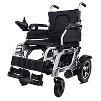 Dsgjjn Electric Wheelchair, 360 ° Joystick Lithium Battery Lightweight Folding Transport Wheelchair Chair, Electric Wheelchairs for Adults Elderly, Rollator Walker with Seat