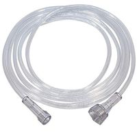 Westmed #0008 7' Kink Resistant Oxygen Supply Tubing with Threaded Nut- Pack of 1