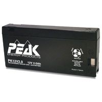 LP12-2.0C1 12 Volt 2 Ah SLA Replacement Battery w/PC Terminal