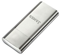 Personalized Visol Toledo Brushed Stainless Steel 2 Finger Cigar Case - Free Engraving (Text)