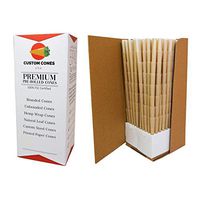 84mm Pre-Rolled Cones - Box of 800 - Brown Flax Cones - Custom Cones USA