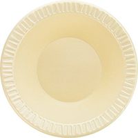 Dart 12BWHQR 10-12 oz Honey Laminated Foam Bowl (Case of 1000)