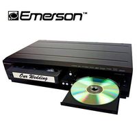 Emerson ZV427EM5 DVD/VCR Combo DVD Recorder and VCR Player With HDMI 1080p DVD/VHS, Progressive Scan Video Out, 5-Speed for Up to 6-hours Recording