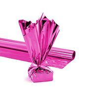 PMU Mylar Gift Wrap Roll, 24 Inches X 8.3 Feet, Metallic Magenta, Pkg/1