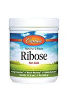 Carlson - Ribose, 100% Pure D-Ribose, Non-GMO, Energy Production, Muscle Recovery & Athletic Performance, 17.6 oz (500 g)