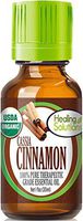 Organic Cinnamon Cassia Essential Oil (100% Pure - USDA Certified Organic) Best Therapeutic Grade Essential Oil - 30ml