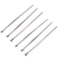 ROSENICE Stainless Steel Earpicks Curette Ear Wax Remove Tool 6pcs