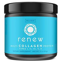 Renew Multi Collagen Protein Powder - 5 Types of Collagen - Hydrolyzed Grass-Fed Bovine, Marine, Chicken and Egg Collagen Peptides - Type I, II, III, V, and X - Keto Friendly Supplement