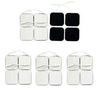 Careboo Tens Electrode Pads 2x2 Self-Adhering and Reusable Electrodes Massager Pad FDA Cleared,Replacement Universal Stimulator Pads (20 pcs)