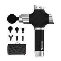 PERFORMANCE GURU Electric Massage Gun Professional Handheld Percussion Massager for Full Body Muscle Recovery and Pain Relief Quiet 35-50dB(A2-Black)