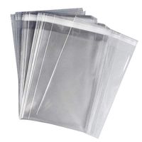 Treat Bags, Self Sealing, 200PCS Cellophane Bags 6x10 inches, 1.4mils Thickness OPP Plastic Bags, for Bakery, Cookies, Candies,Dessert