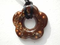 Red Sun PF-14 Necklace Orgone Generator Energy Accumulator 528Hz/7.83Hz/Advance Harmonics Many Beautiful Ingredients and Colors!! (Power Flower, Red Sun PF-14)