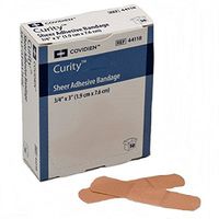 "Curity Sheer Adhesive Bandage 3/4"" x 3"""