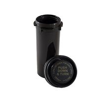 Reverse Cap Medical Bottles 8 Dram (Child Resistant or Screw Top) Great for Patients Suffering from Arthritis Pain. Easy Open Twist or Push and Turn Child Proof (Wholesale - Factory Direct, 410pcs)