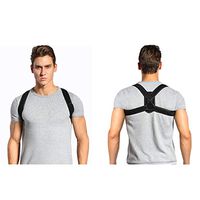 Posture Corrector for Men and Women, Adjustable Posture Corrector Brace and Clavicle Support Straightener for Upper Back Shoulder Correct Posture, Fits 35-48inch