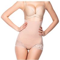 ieasysexy Women's Lace Shapewear Hi-Waist Cincher Girdle Belly Trainer Corset Postpartum Recovery Corset Panties Tummy Forming Girdle Bodysuit Slimming shapewear (Nude,Sise L,for waist 23.2"-31.5")