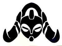 OVERWATCH VIDEO GAME ORISA ICON VINYL STICKERS SYMBOL 5.5" DECORATIVE DIE CUT DECAL FOR CARS TABLETS LAPTOPS SKATEBOARD - BLACK