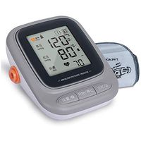 QIYUE Blood Pressure Monitor Upper Arm, Home Use Digital Automatic Upper Arm Measure Blood Pressure and Heart Rate Pulse with Wide-Range Cuff, Large 3.5'' LCD Screen, 2 X 99 Memories